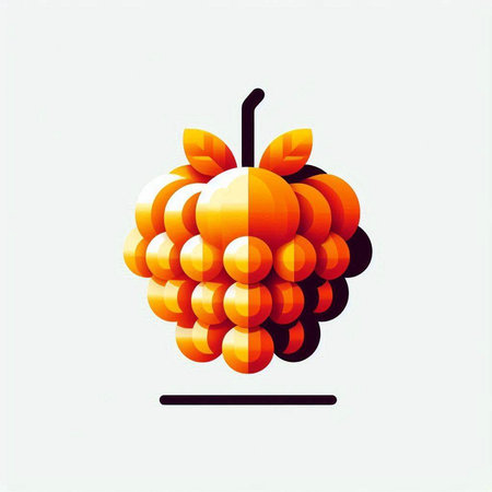 Raspberry icon. Vector illustration. Isolated on white background.のイラスト素材