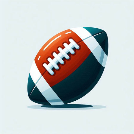 american football design over gray  background vector illustration eps10のイラスト素材