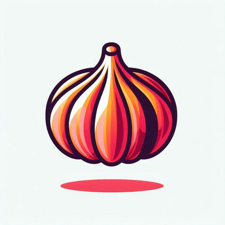 Illustration of a pumpkin on a white background with space for textのイラスト素材