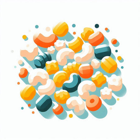 Abstract background with colorful geometric shapes. Vector illustration. Eps 10.のイラスト素材