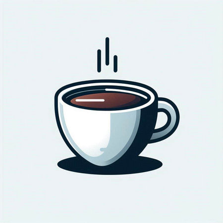 Coffee cup icon. Vector illustration. Coffee cup icon.のイラスト素材