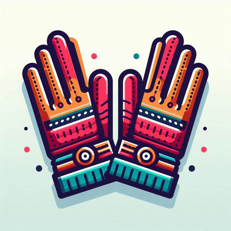 Vector illustration of robot hands. Isolated on a white background.のイラスト素材