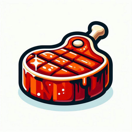 Illustration of a pie on a white background. Vector illustration.のイラスト素材