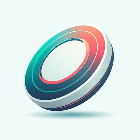 Abstract 3d circle icon, vector illustration eps 10. Vector designのイラスト素材