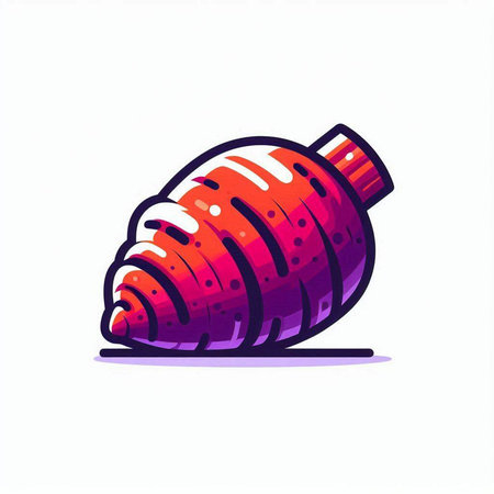 Sea shell. Vector illustration. Isolated on a white background.のイラスト素材