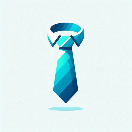 Vector tie icon. Vector illustration of a tie icon. Business symbol.のイラスト素材