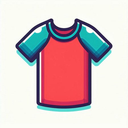 Sport t-shirt icon. Vector illustration in flat style. EPS 10のイラスト素材