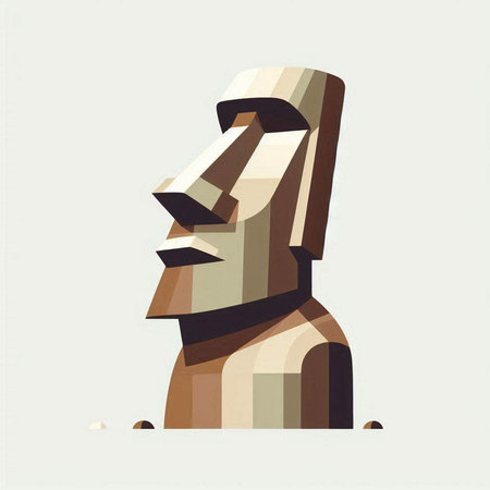 Egyptian hieroglyphs. Vector illustration in retro style.のイラスト素材