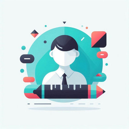 Flat design modern vector illustration concept for web banners and printed materialsのイラスト素材