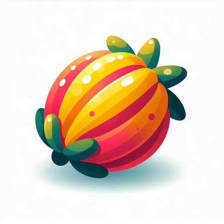 Colorful christmas ball on a white background. Vector illustration.のイラスト素材