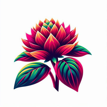 Flower icon isolated on white background. Vector illustration. Eps 10.のイラスト素材