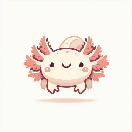 Cute cartoon monster. Vector illustration isolated on a white background.のイラスト素材