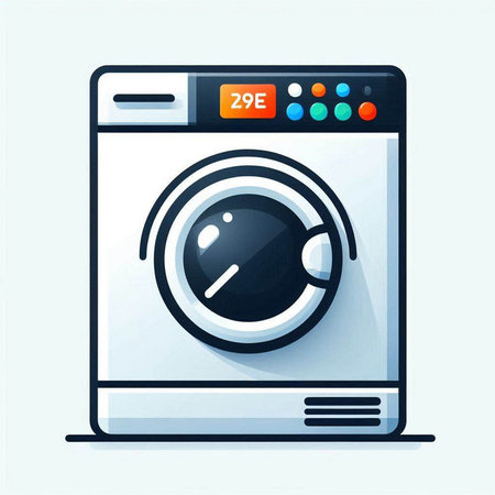 Washing machine icon. Laundry concept. Vector illustration.のイラスト素材