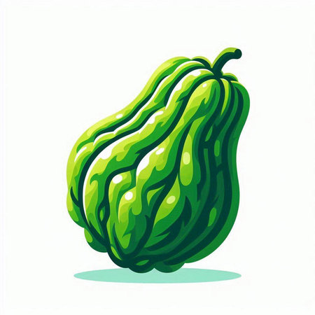 Chayote icon. Vector illustration of chayote icon.のイラスト素材