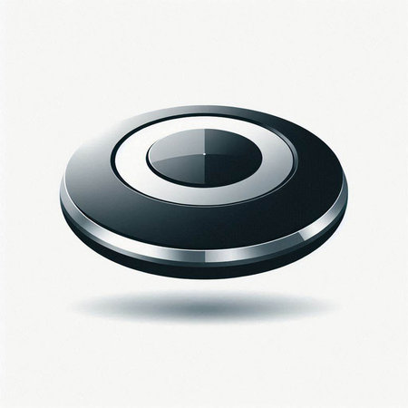 web button isolated on a white background. 3d rendered illustration.のイラスト素材