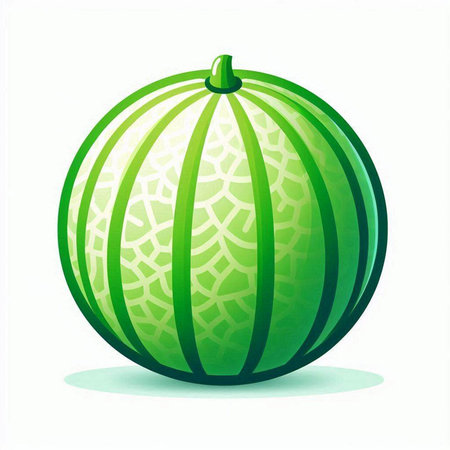 Watermelon on a white background. Vector illustration. Eps 10.のイラスト素材