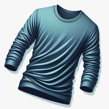 T-shirt mockup. Realistic illustration of T-shirt mockup for your design.のイラスト素材