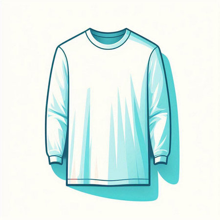 T-shirt on a white background. Vector illustration, eps 10のイラスト素材