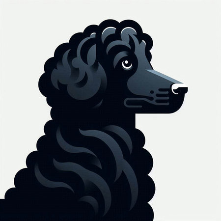 Black sheep on a white background. Vector illustration for your design.のイラスト素材