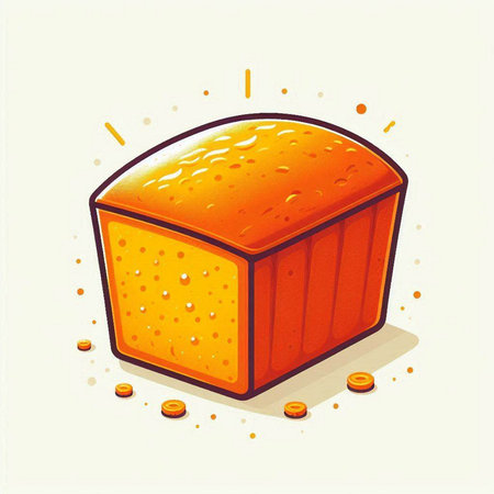 Illustration of a slice of cheese on a white background, vector illustrationのイラスト素材