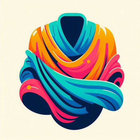 Abstract colorful background. Psychedelic design. Vector illustration eps 10のイラスト素材