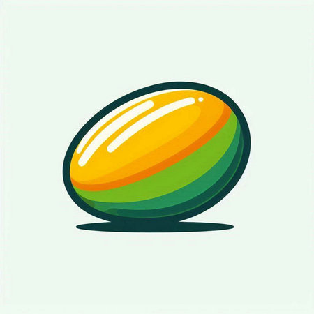 Easter egg vector illustration. Happy easter. Colorful egg.のイラスト素材