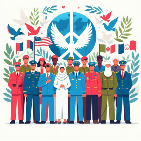 International Day of Remembrance and Reconciliation. Vector illustration.のイラスト素材