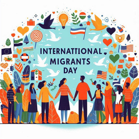 International Day of Families. United states of America. Flat vector illustration.のイラスト素材