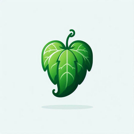 Leaf icon design template elements for your application or corporate identity.のイラスト素材