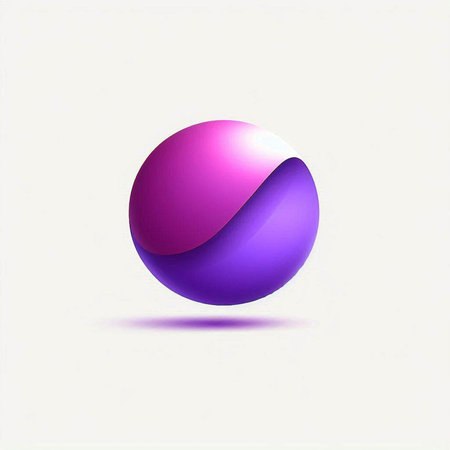 Glossy ball on a white background. 3d illustration.のイラスト素材