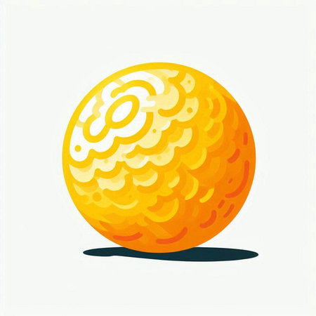 Golf ball isolated on white background. Vector illustration. Eps 10.のイラスト素材