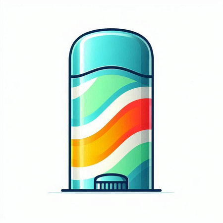 Illustration of a water dispenser isolated on a white background.のイラスト素材