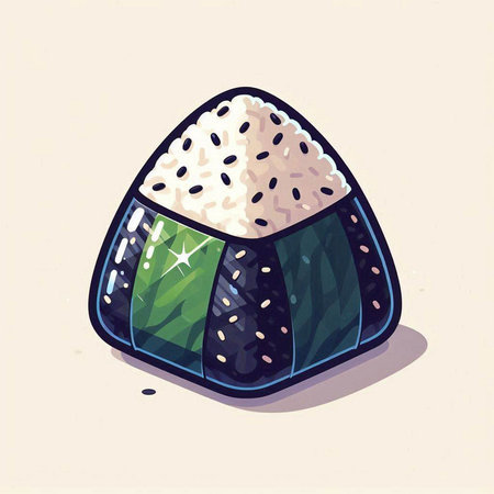 Illustration of rice dumplings in japanese style.のイラスト素材