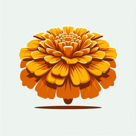 chrysanthemum flower. chrysanthemum flower iconのイラスト素材