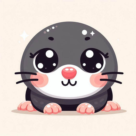 Cute cartoon penguin. Vector illustration. Cute animal.のイラスト素材
