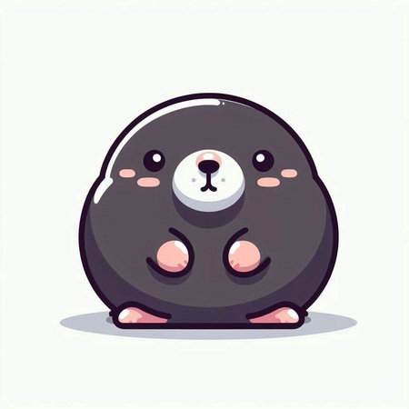 Cute penguin vector illustration. Cute cartoon penguin character.のイラスト素材