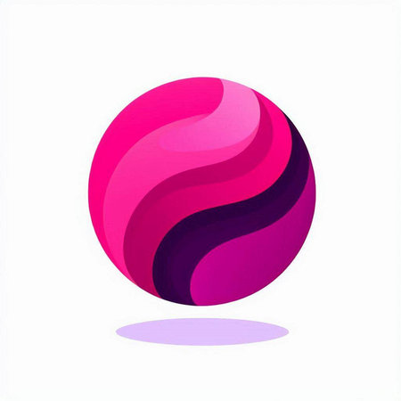 Colorful abstract sphere icon. Vector design template elements for your application or corporate identity.のイラスト素材