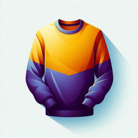 Men's sports jersey with a hood. Vector illustration for your designのイラスト素材