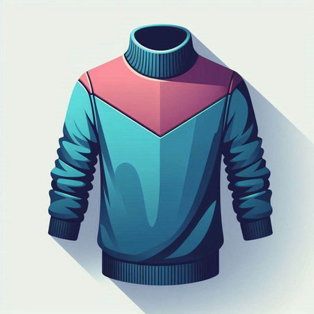 Vector illustration of a blue hoodie on a mannequin.のイラスト素材