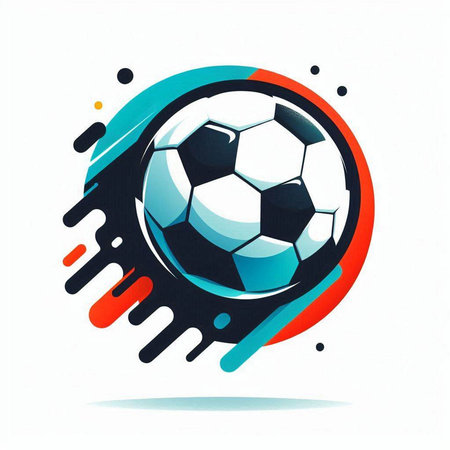 Soccer ball icon on a white background. Vector illustration. Eps 10.のイラスト素材