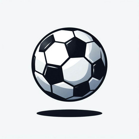 Soccer ball on a white background. Vector illustration. Eps 10のイラスト素材