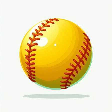 baseball ball isolated on white background. vector illustration eps 10のイラスト素材