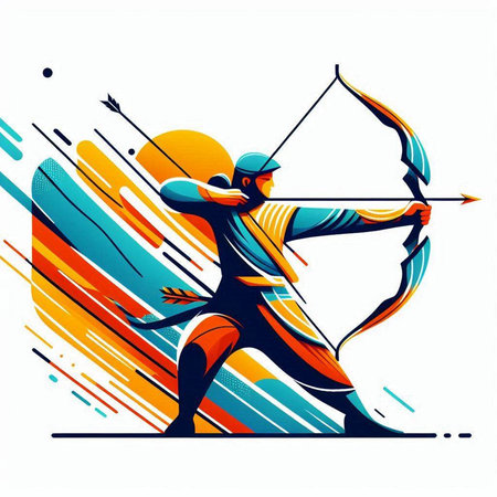 Bouquet of purple flowers and green leaves. Vector illustration.のイラスト素材