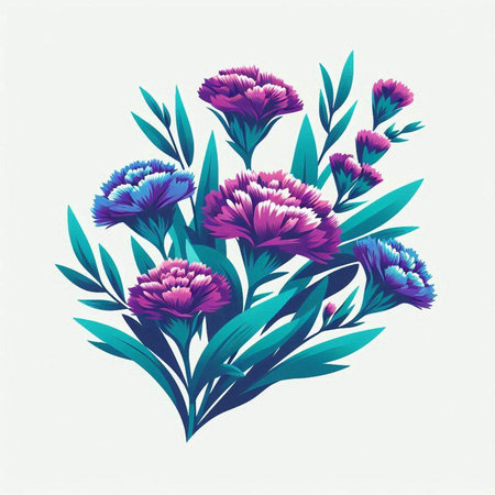 Archery arrow on a background of colored stripes. Vector illustration.のイラスト素材