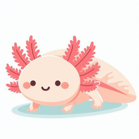 Cute cartoon catfish isolated on white background. Vector illustration.のイラスト素材