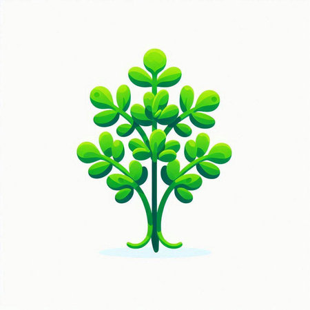Green tree isolated on white background. Vector illustration. Eps 10.のイラスト素材