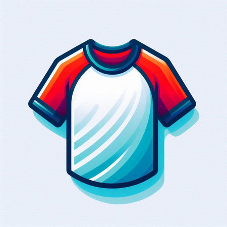 Soccer jersey, football t-shirt design. Vector illustration.のイラスト素材