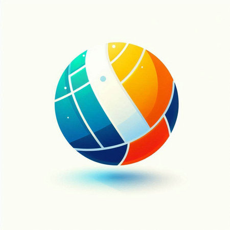 abstract colorful globe icon on white background, vector illustration eps10のイラスト素材