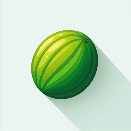 Watermelon, vector illustration, eps10, contains transparenciesのイラスト素材