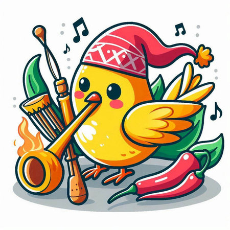 Retro airplane with propeller. Vector illustration in flat style.のイラスト素材